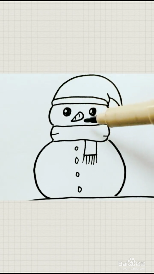 雪人的简笔画如何画?
