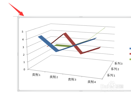 word怎么制作三维折线图-百度经验