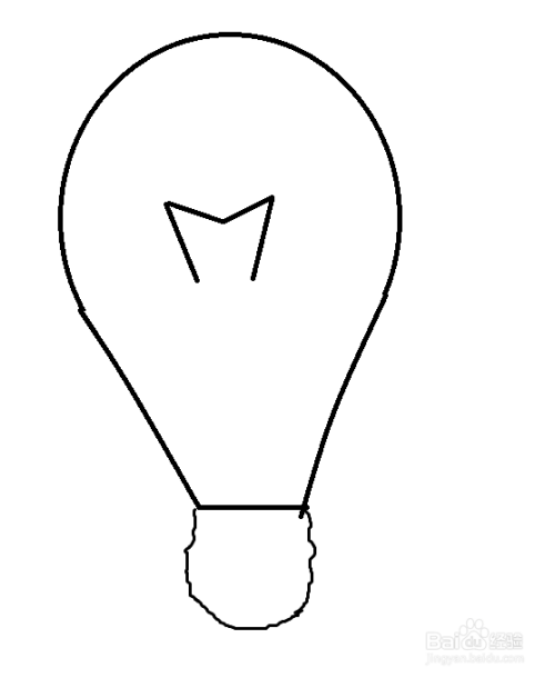 灯泡的简笔画怎么画?