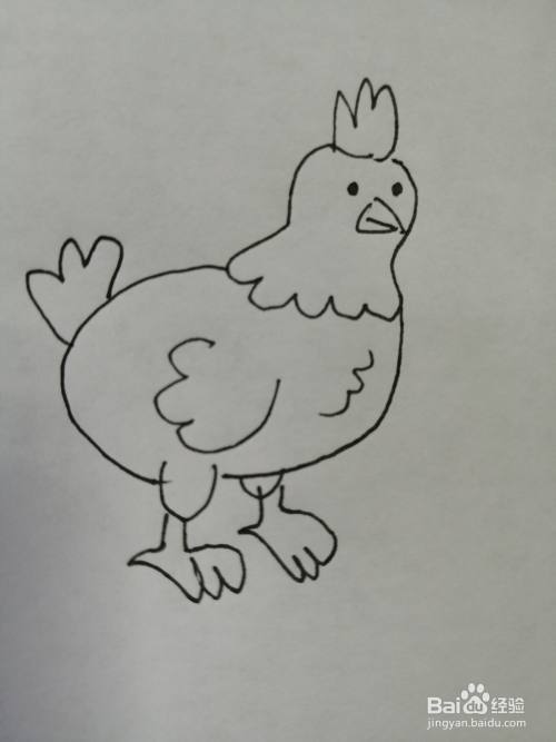可爱的小鸡怎么画