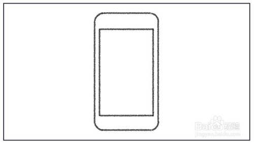 苹果手机简笔画