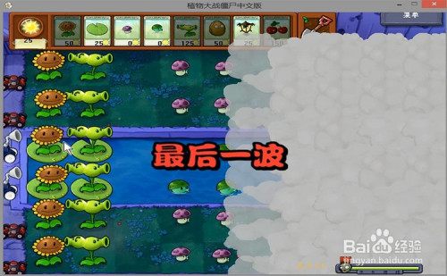 植物大战僵尸level4-6过关攻略