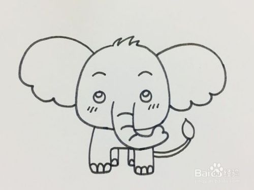大象的简笔画怎么画