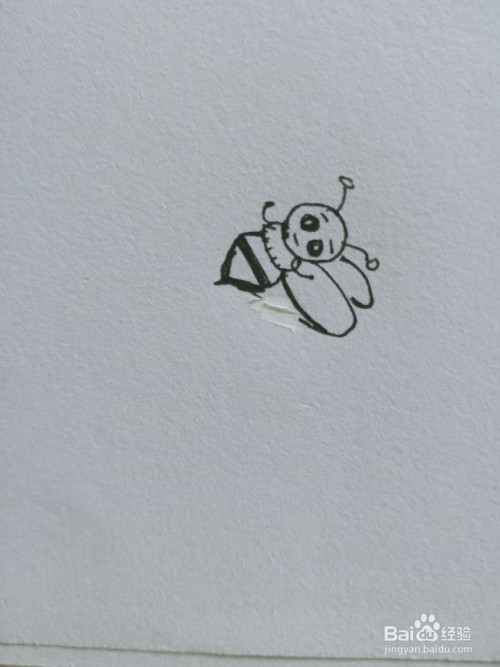 怎么画简笔画蜜蜂?