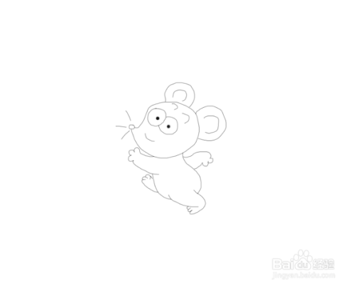 简单可爱的老鼠简笔画如何画