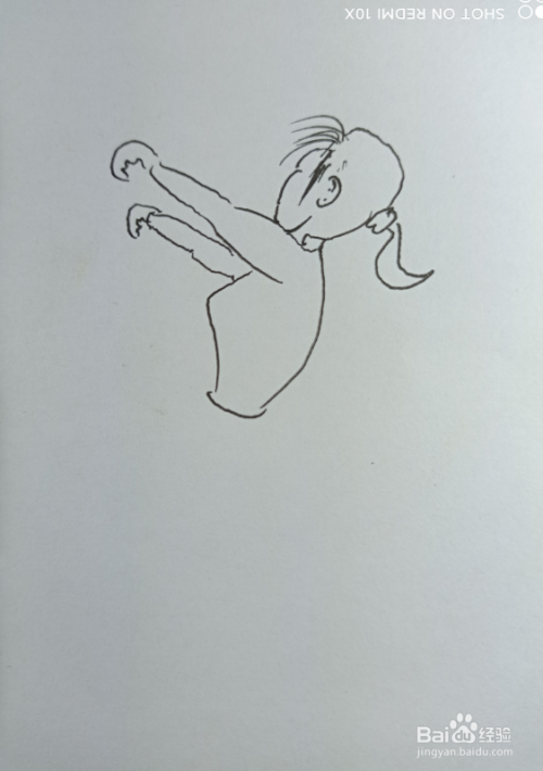 怎样画简笔画跳舞的女孩?