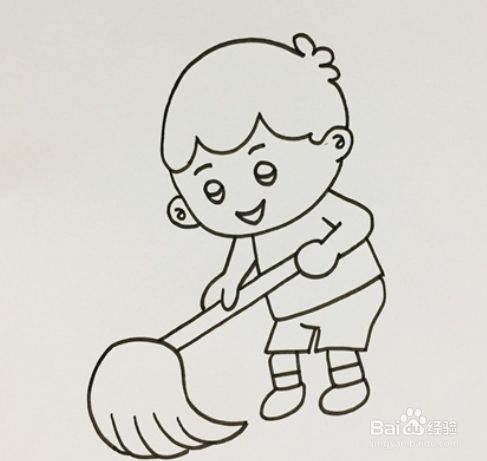 劳动节的简笔画教程