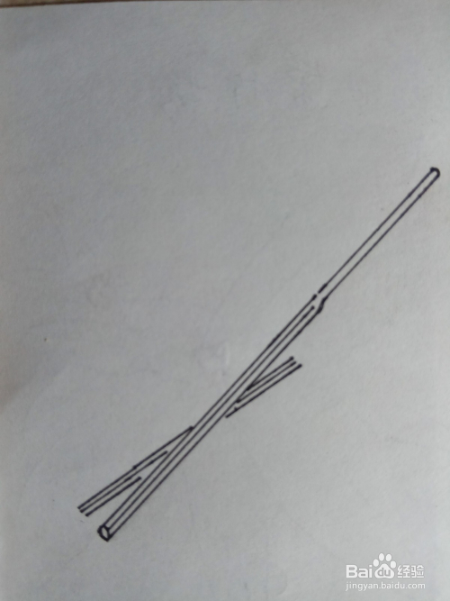 简笔画筷子的画法