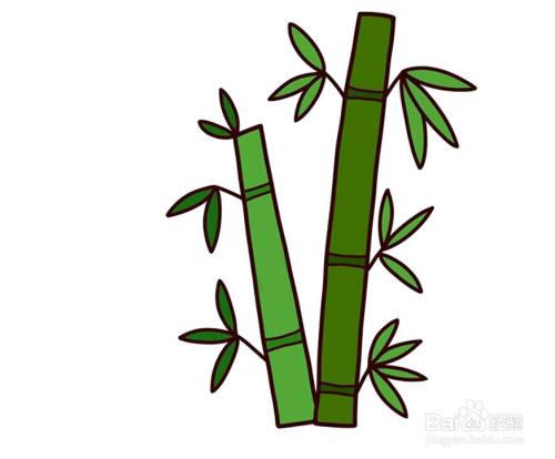怎么画竹子的简笔画