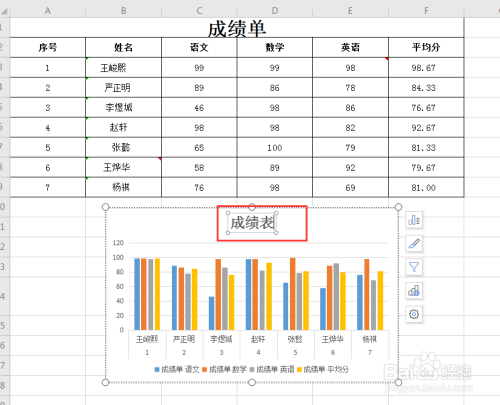 excel表格中如何制作柱状图