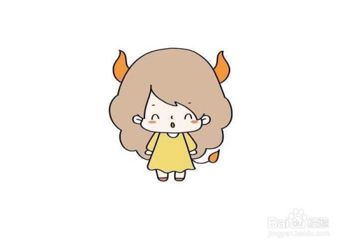 金牛座的卡通形象怎么画