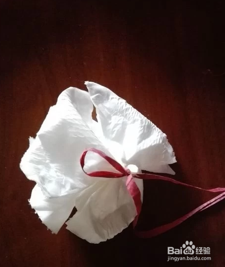 卫生纸做花教程