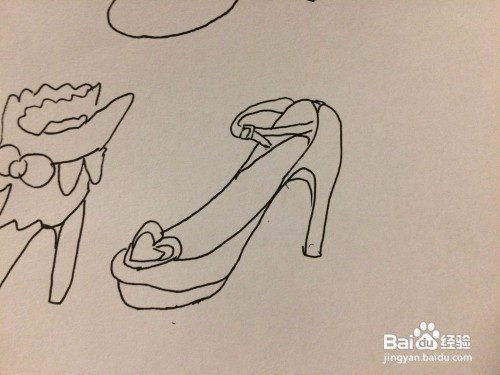 叶罗丽高跟鞋怎么画