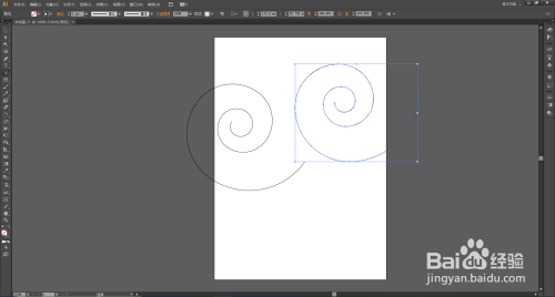 ai(adobe illustrator)怎么画螺旋线