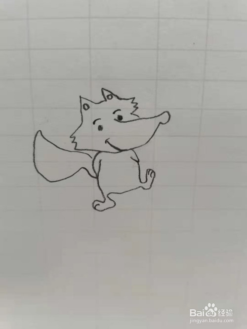 小狐狸怎么画