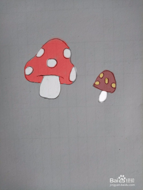 蘑菇的简笔画