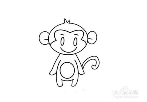 猴子怎么画简单又好看