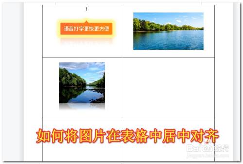 电脑 电脑软件在word文档的表格内插入图片时,默认是靠左上对齐,看