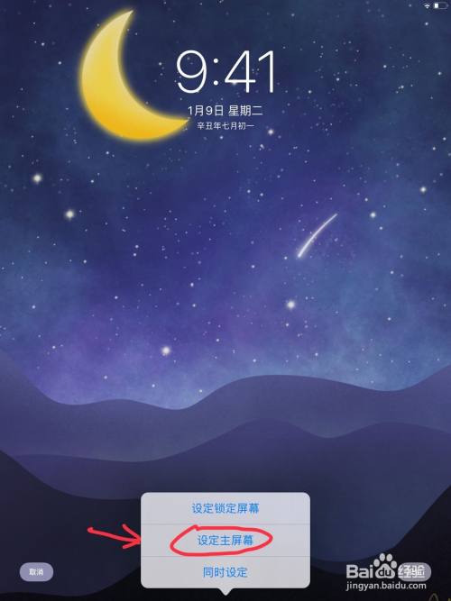 ipad怎么设置壁纸