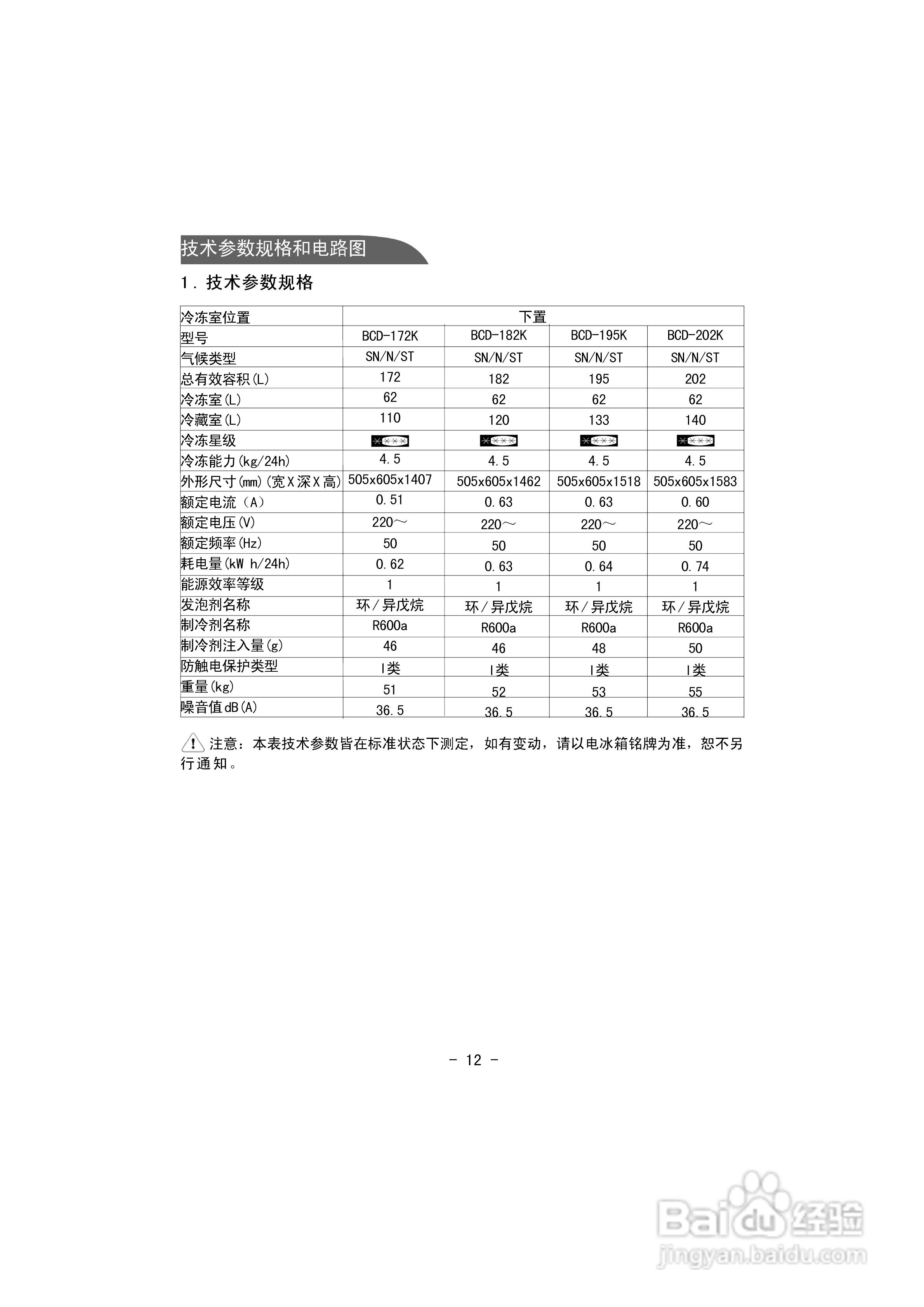 伊莱克斯电冰箱bcd-195k型使用说明书