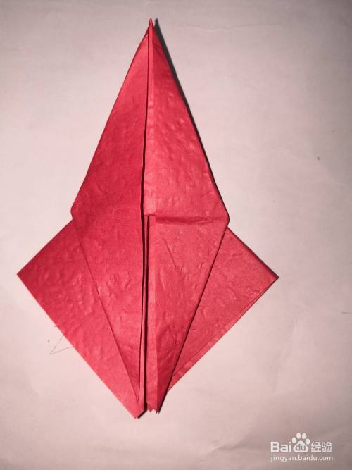 儿童折纸四角星形的折法