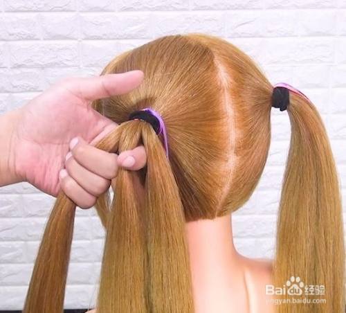 儿童绑头发的简单方法