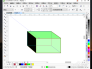 如何用coreldraw绘制长方体