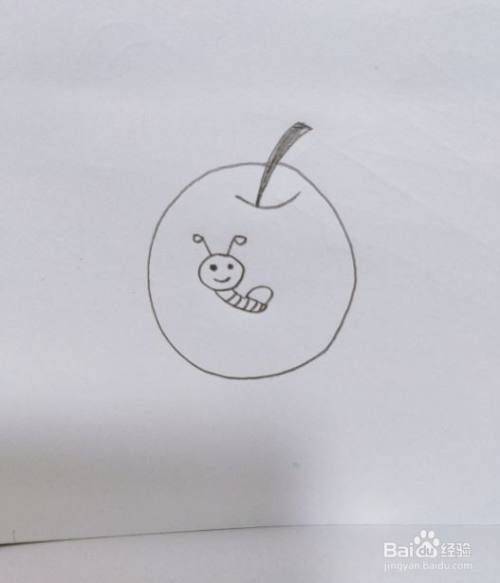 儿童简笔画苹果的多种画法