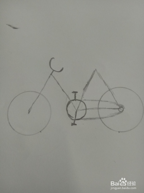 怎么画自行车简笔画