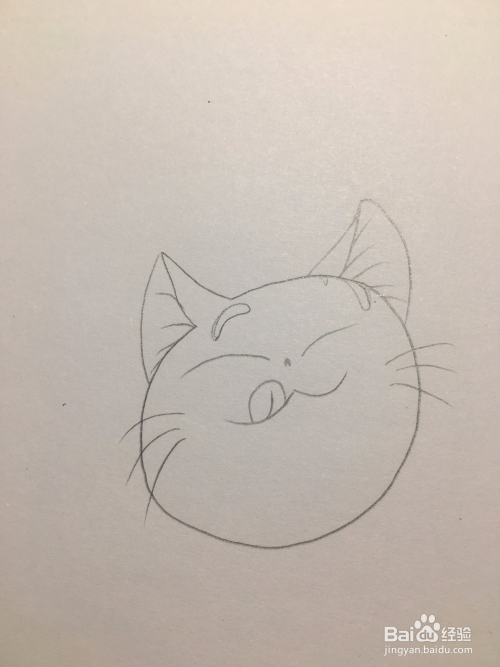 教你画两只可爱的萌萌哒的小猫咪 猫简笔画