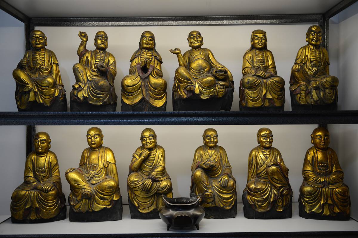 萨迦五祖-藏传佛教-图片