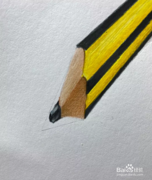 怎么画一只立体感十足的铅笔