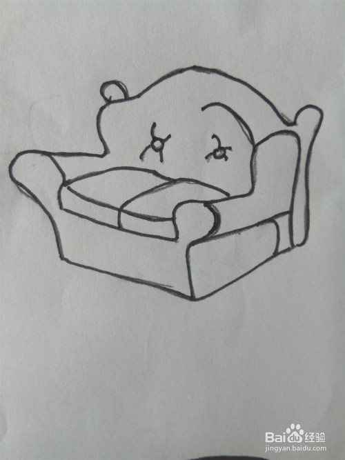 沙发的简笔画怎么画?