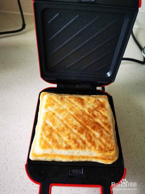 用早餐机做手抓饼版本的三明治
