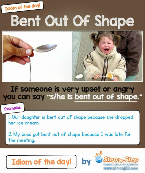 英语bent out of shape 是什么意思