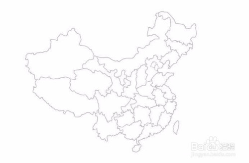 中国省级行政区域图简笔画