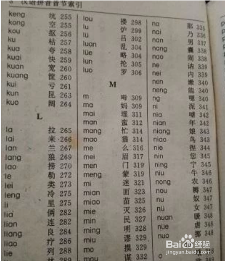 拼音的首个字母,也就是pin中的p,在查找时,是字典上的大写字母p 2 在p