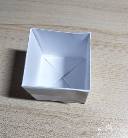 折纸:正方形收纳盒