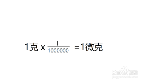 微克和克怎么转换