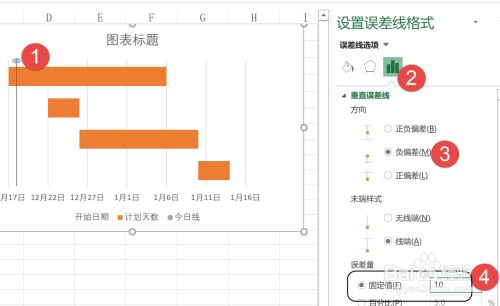 如何使用excel制作项目进度图