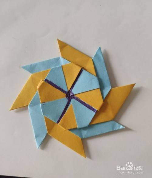 儿童折纸飞镖的折法