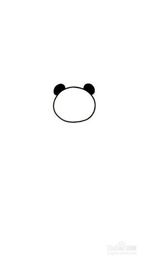 简笔画-熊猫怎么画