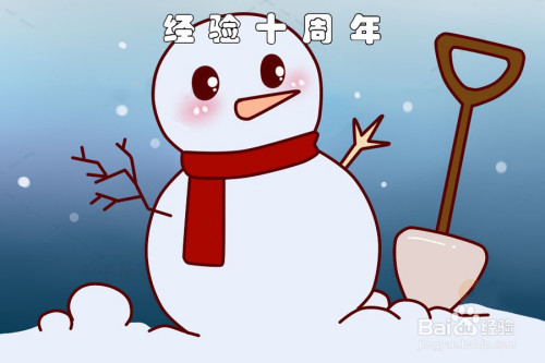 冬天堆雪人的简笔画怎么画?下面小编演示画法步骤.