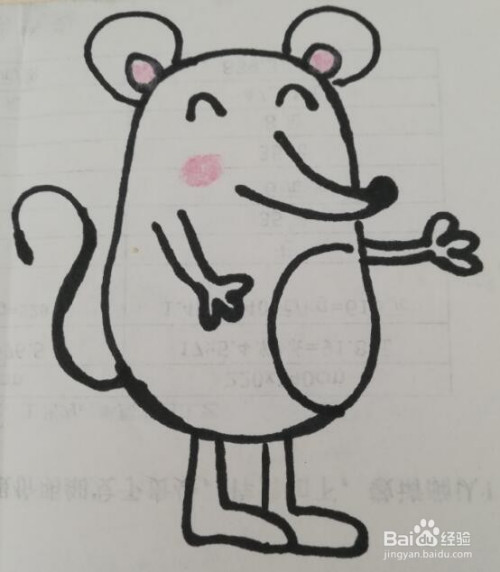小老鼠的画法 小老鼠的简笔画