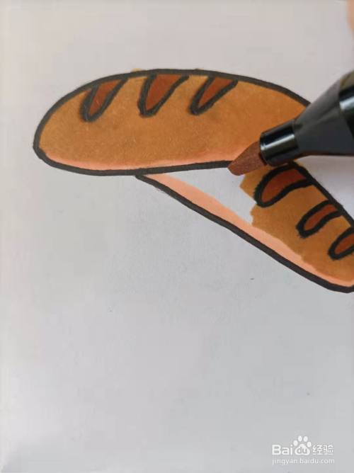 面包的简笔画怎么画?