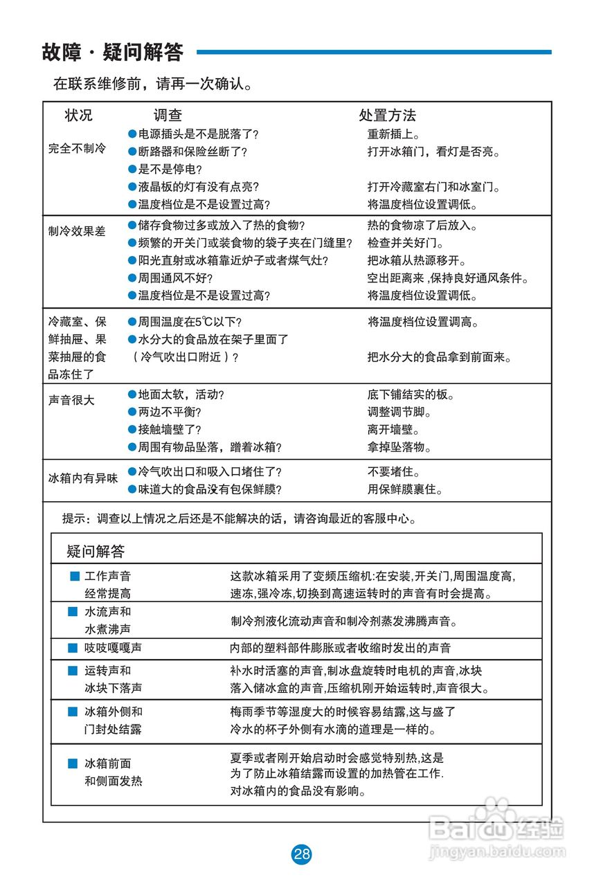 卡萨帝bcd-430w电冰箱使用说明书:[3]