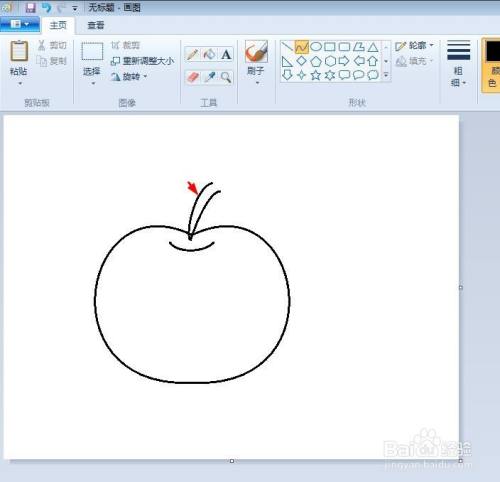 苹果怎么画简笔画