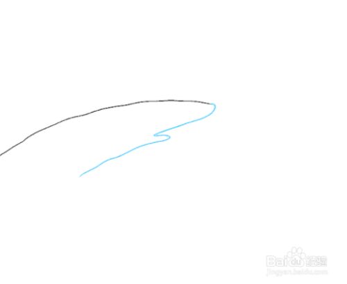 手工/爱好 书画/音乐7 从第二个悬崖的顶部向下画一条波浪形的曲线