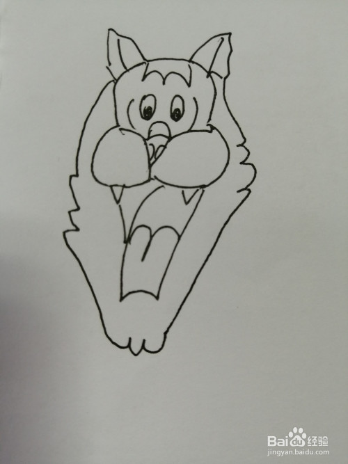 可爱的小老虎怎么画