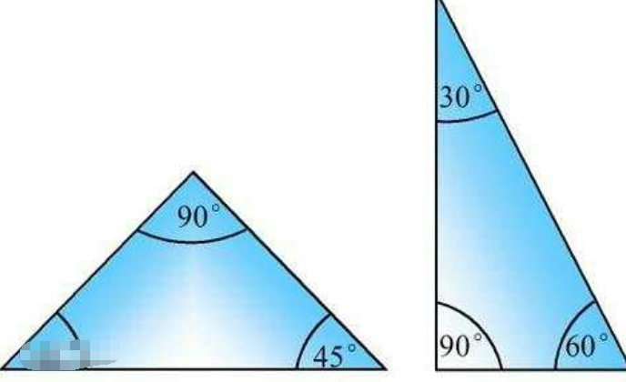 有一个内角是90度的三角形叫【 】三角形，等边三角形按角分叫【 】三角形 百度经验